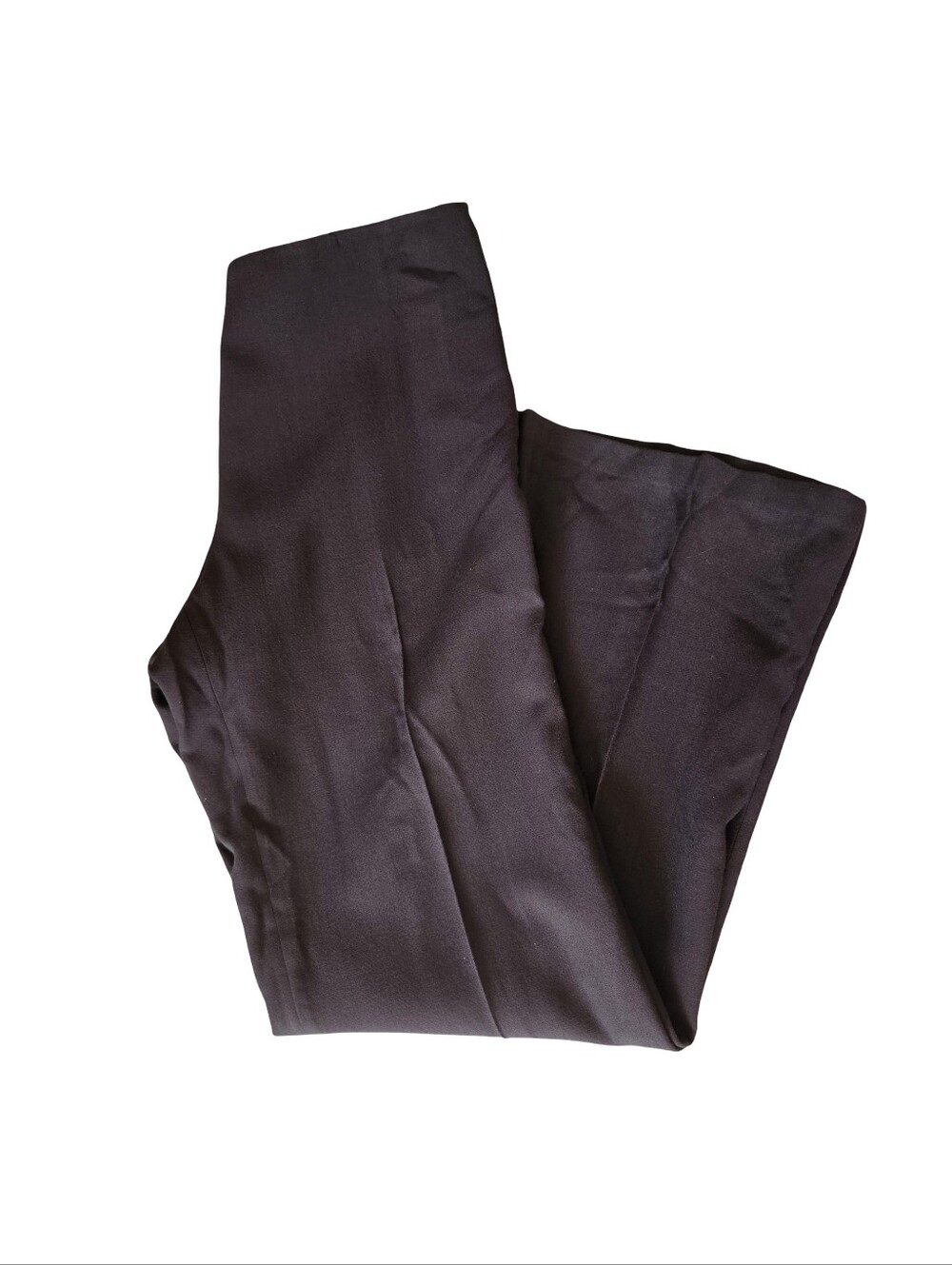 Eileen Fisher Brown Dress Pants Wool Blend Neutral Office Work Womens Size Small